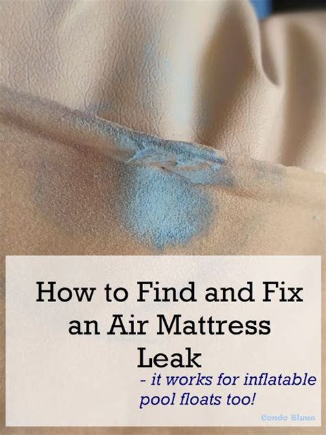 How to Find a Leak In Your Air Mattress (And Repair。